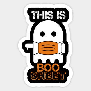 This is boo sheet Sticker